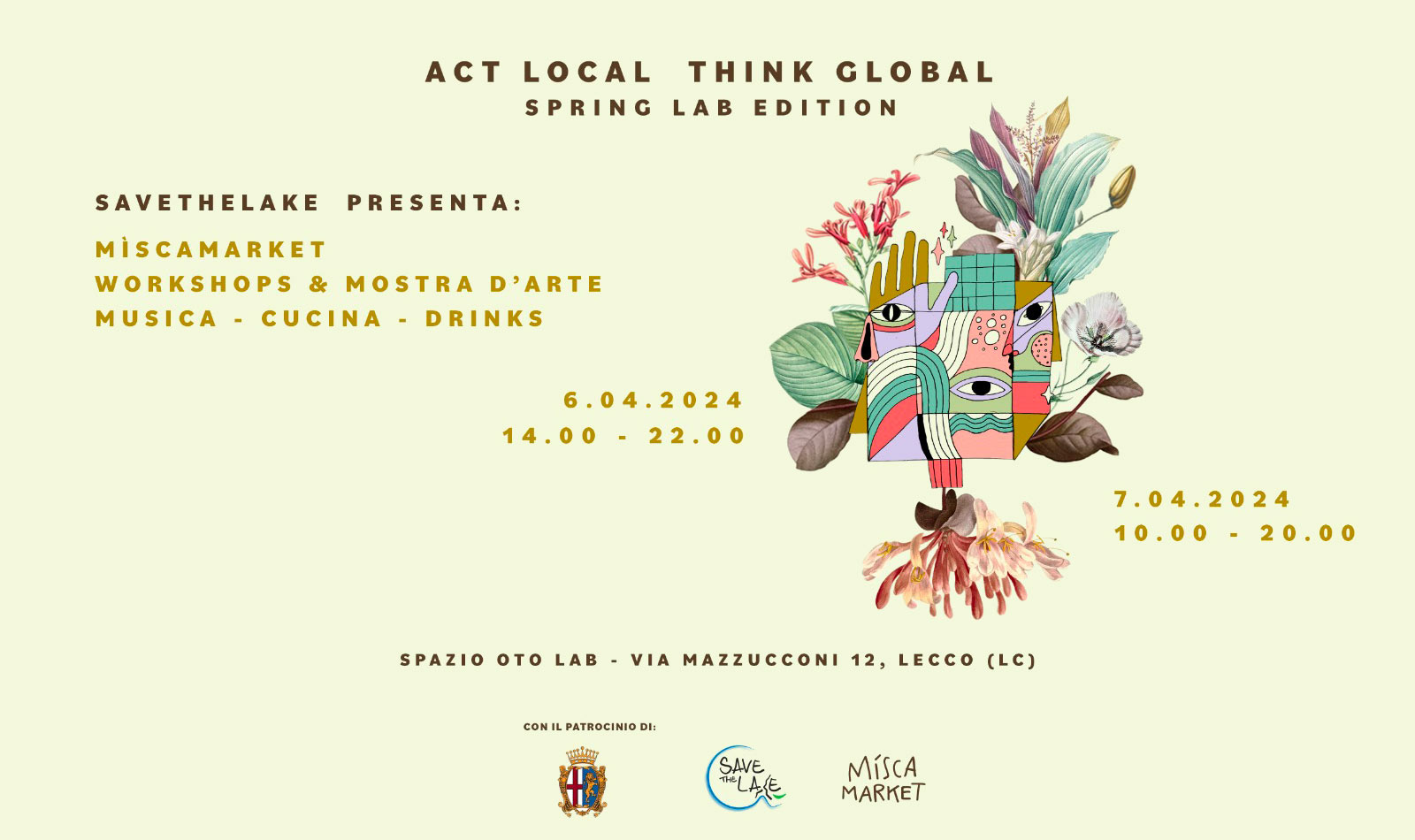 ACT LOCAL, THINK GLOBAL 6 e 7 APRILE