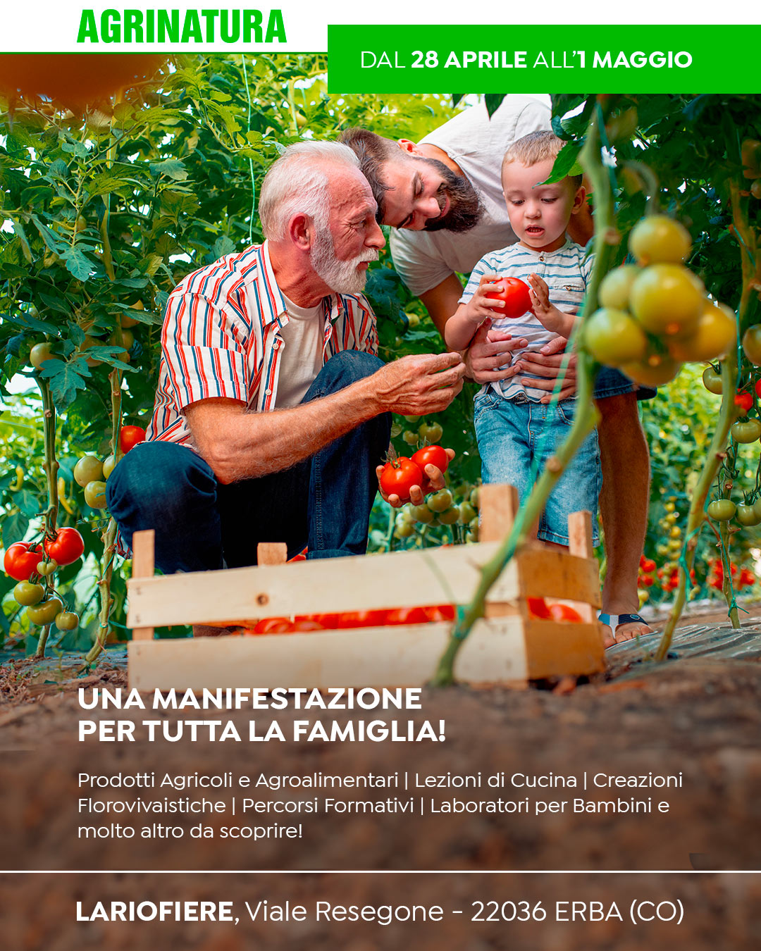 Agrinatura dal 28 Aprile al 1 Maggio 2024
