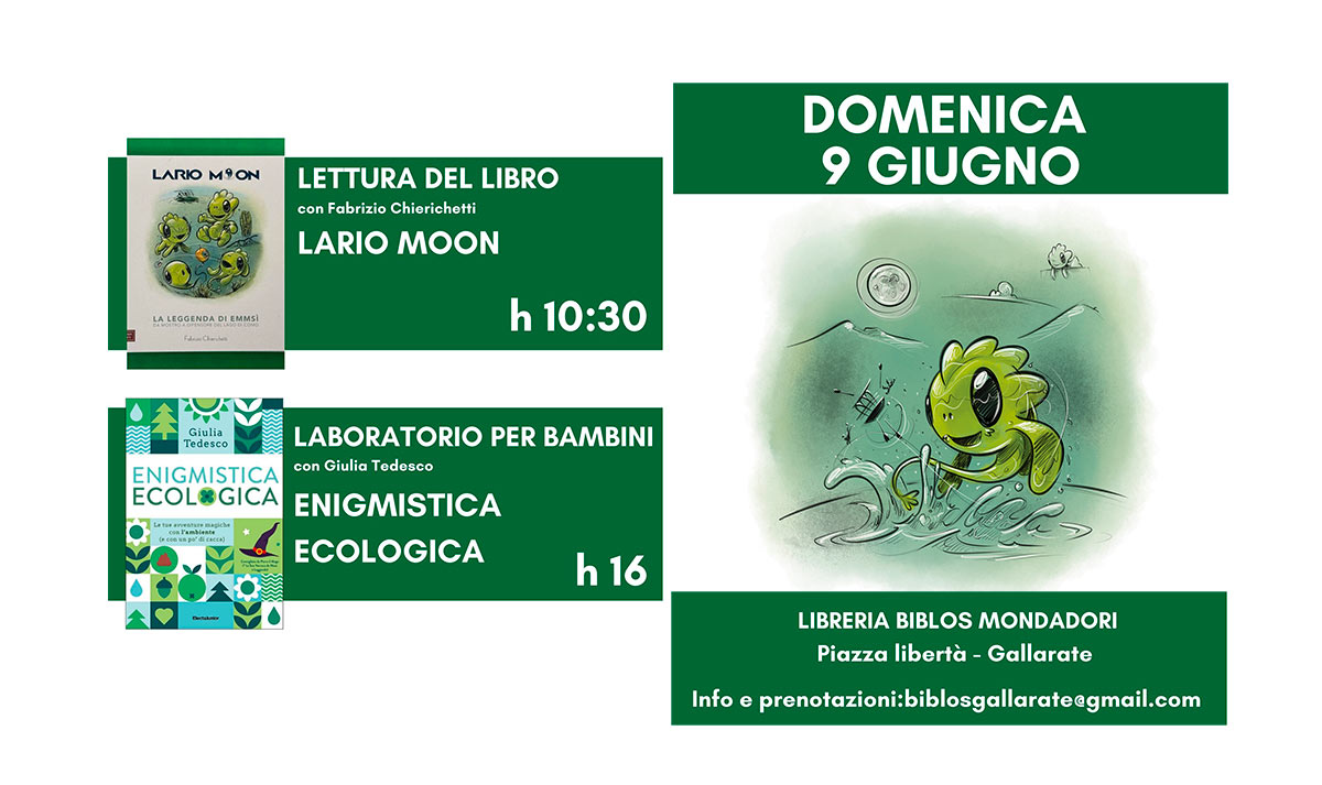 Partecipa alla Lettura di “Lario MOon” con Fabrizio Chierichetti alla Libreria Biblos Mondadori!