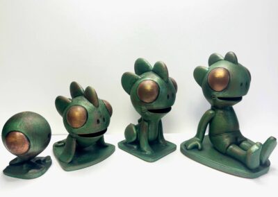 Sculture di Emmsì realizzate da Lario Moon