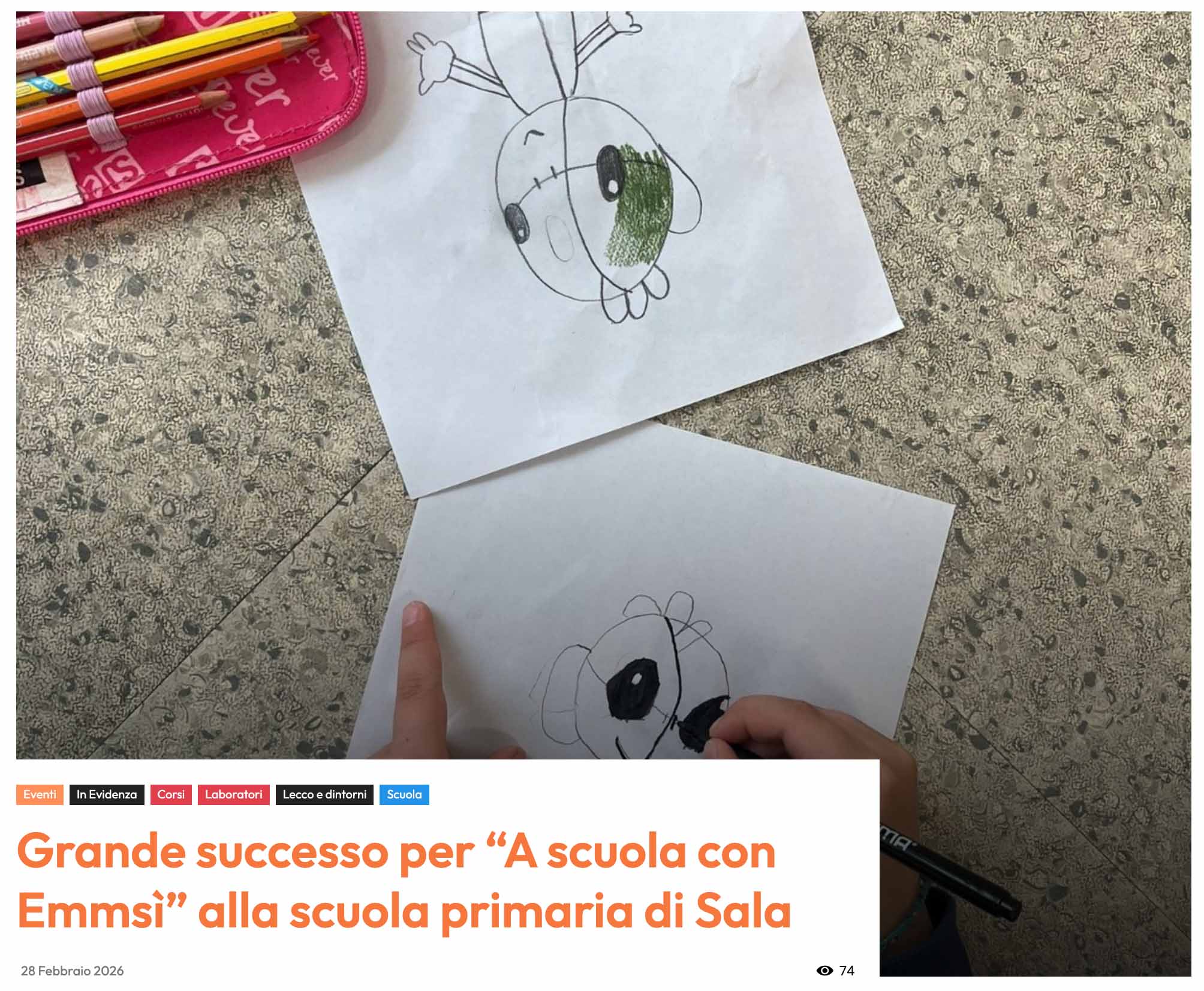 Grande successo per “A scuola con Emmsì”