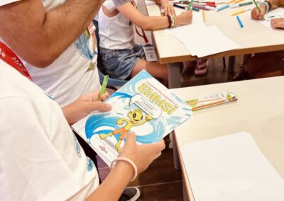 Un albo di Emmsì durante il laboratorio