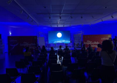 La proiezione del minifilm sulla nascita di Emmsì