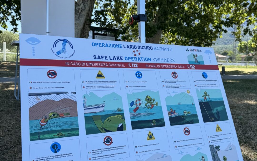 Operazione Lario Sicuro: la stampa racconta i laboratori di Emmsì in spiaggia