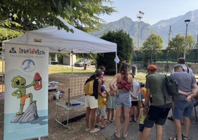Il roll-up di Lake Watch con Emmsì a Mandello del Lario